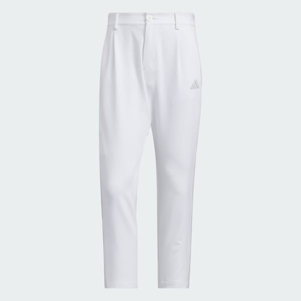 White 3-스트라이프 골프 토널 팬츠