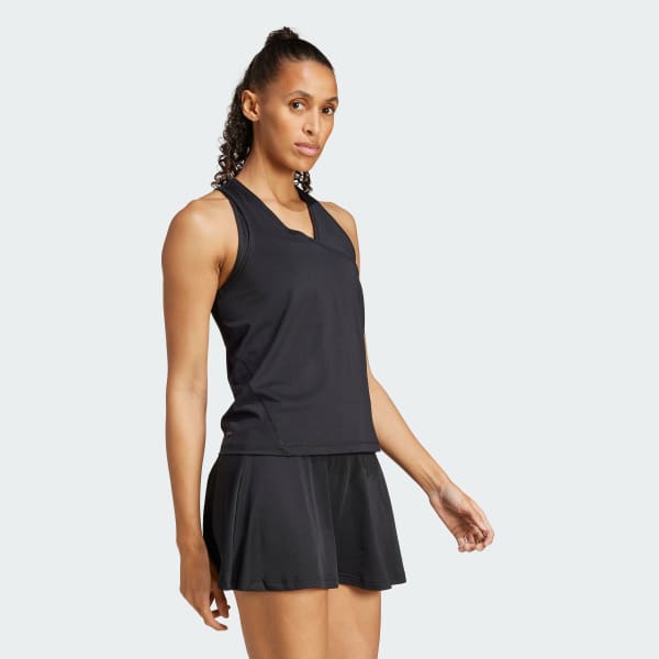 Negro Polera sin mangas Club Tennis Climacool V-Neck