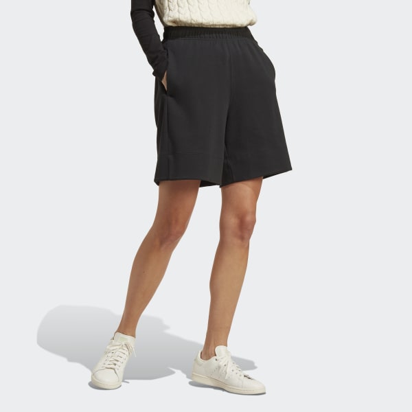 Black Premium Essentials Long Shorts