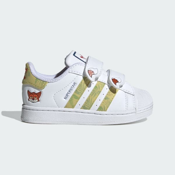 Putih Sepatu adidas Disney Superstar II Comfort Closure Anak