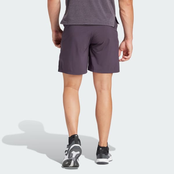 Paars Designed for Training Workout Short