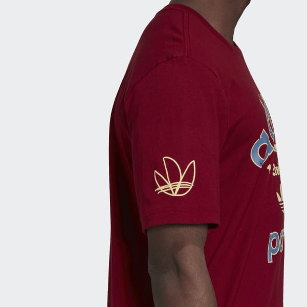 Weinrot Paris Collegiate City T-Shirt BWA21