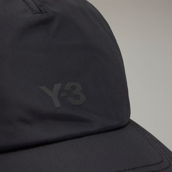 Black Y-3 Nylon Cap
