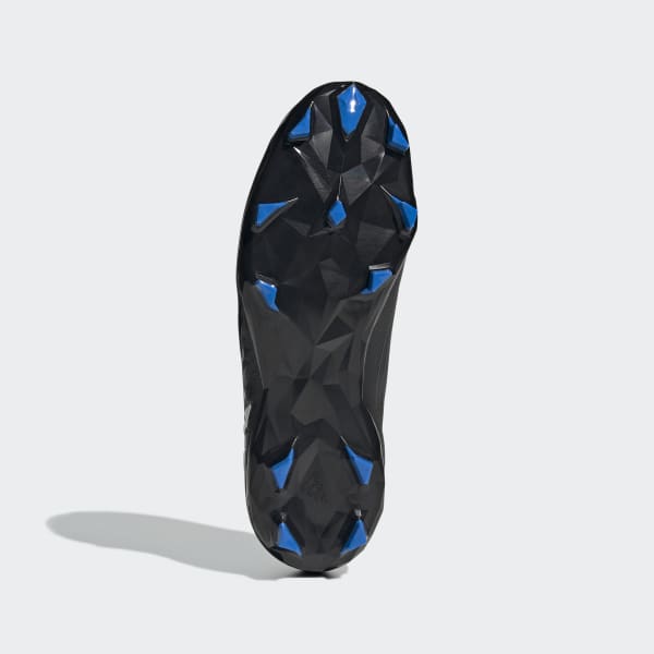 Svart Predator Edge.3 Firm Ground Fotballsko
