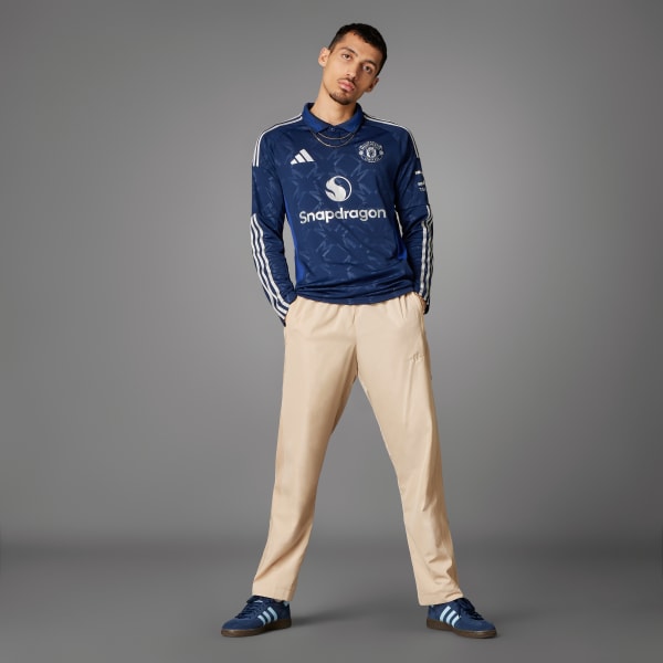 Μπλε Manchester United 24/25 Long Sleeve Away Jersey