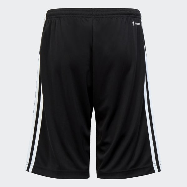 Negro Shorts Train Essentials AEROREADY 3 Franjas Ajuste Clásico
