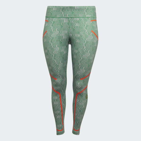 Groen adidas by Stella McCartney TruePurpose Printed Training Legging