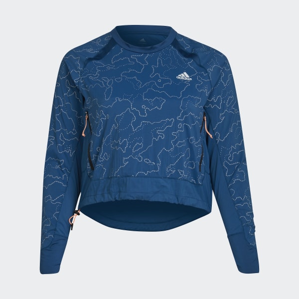 modrá Bunda X-City Running Crewneck