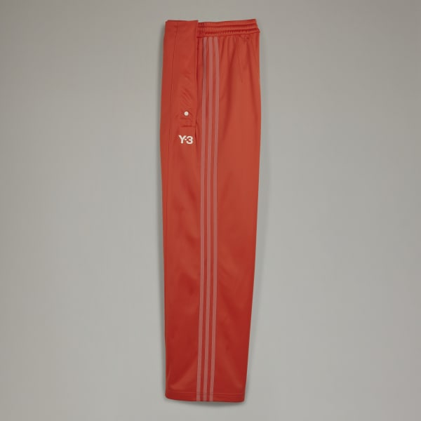 Red Y-3 Firebird Wide-Leg Track Joggers