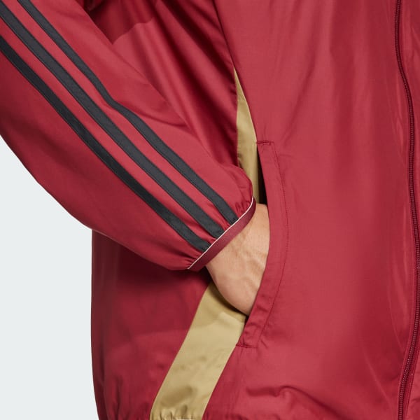 adidas Belgium Anthem Jacket Red adidas UK