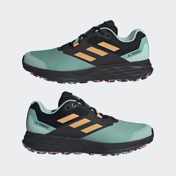 Adidas Terrex Two Flow Trail Running Shoes Green Fw5654 Adidas Us
