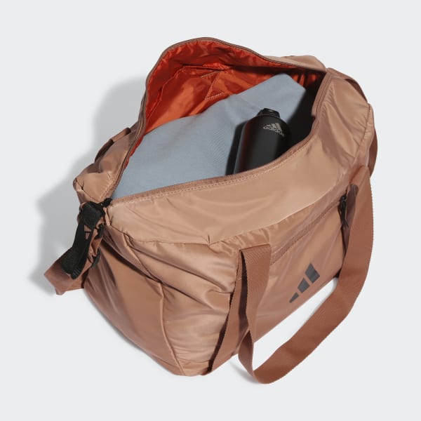 Adidas gym bag brown hot sale