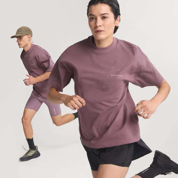 Mor Adi365 H.Koumori Koşu Tişörtü (Unisex)