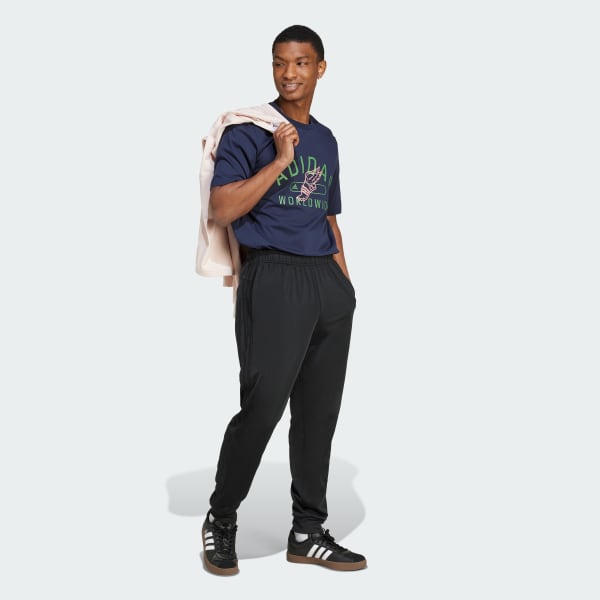 Blue Collegiate Graphic Tee