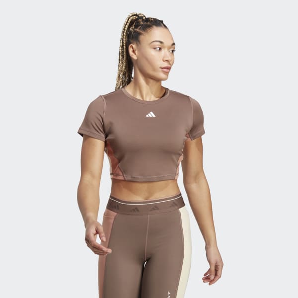 Crop top de sport 'color-block