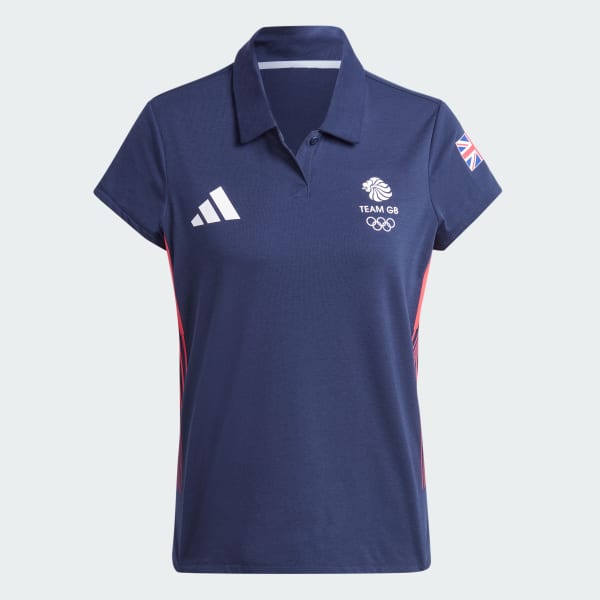 Blue Team GB Golf Polo Shirt
