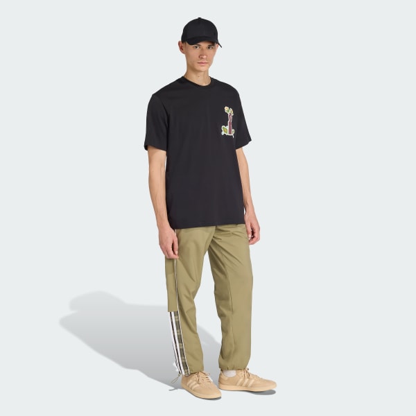 Black Monogram Loose Tee