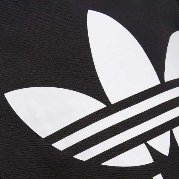Svart Adicolor Trefoil Tee