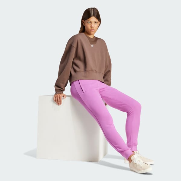 Lifestyle - Sweatshirt Crew | | adidas Essentials adidas Women\'s US Brown Adicolor