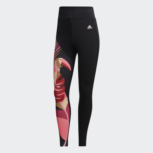 Negro Calzas FeelBrilliant adidas Women x Farm Rio