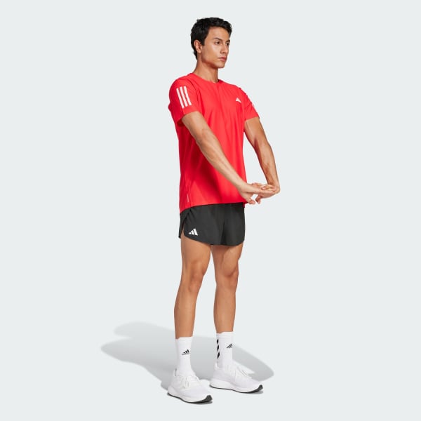 Red Own the Run Tee