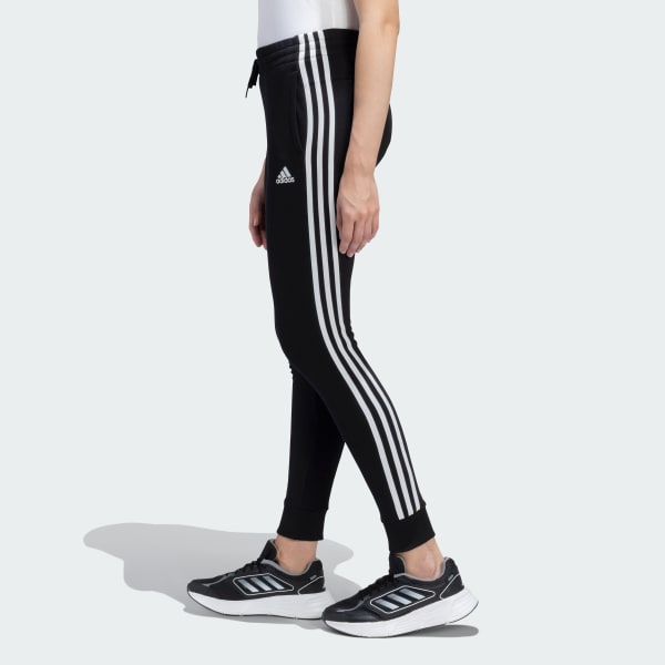 adidas STRIPES FRENCH TERRY PANTS Black adidas India