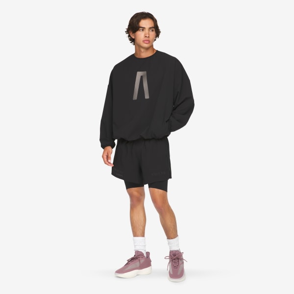Black FEAR OF GOD ATHLETICS MELTAWAY 2 IN 1 SHORT