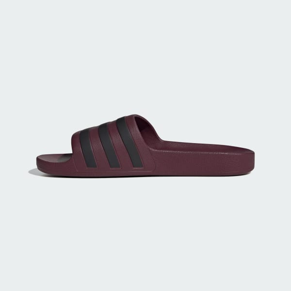 Maroon adidas slides cheap