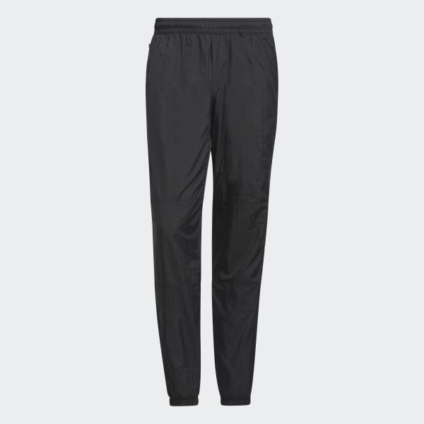 Black Premium Essentials Crinkle Nylon Pants