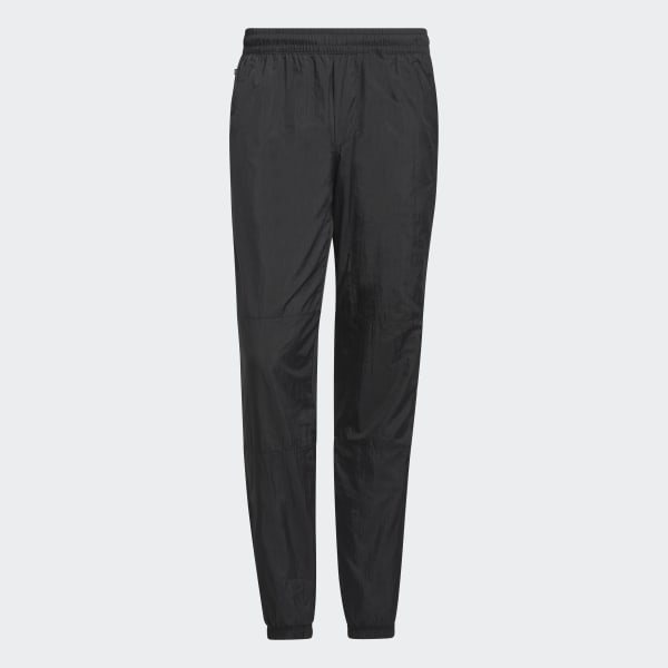 Đen Quần Nylon Nhăn Premium Essentials