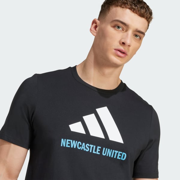 adidas Newcastle United FC Seasonal Graphic Tee - Black
