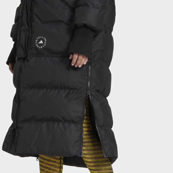 Zwart adidas by Stella McCartney Lang Gewatteerd Winterjack