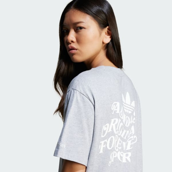adidas Trefoil Series Forever Originals Loose Tee - Grey
