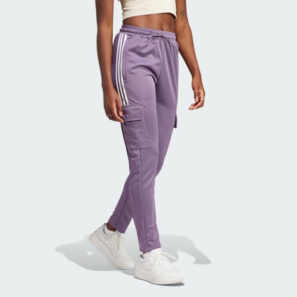 adidas Tiro Cargo Tracksuit Bottoms Purple adidas UK
