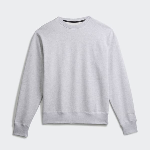 Grey Pharrell Williams Basics Crew Sweatshirt (Gender Neutral) L9595