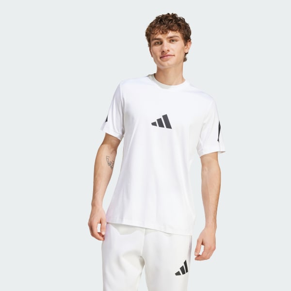 สีขาว เสื้อยืด adidas Z.N.E.