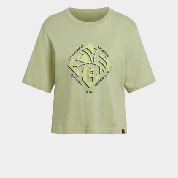 Grun Five Ten Cropped Graphic T-Shirt