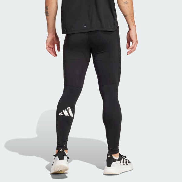 Schwarz adidas Run It Leggings
