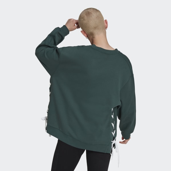 Vert Sweat-shirt ras-du-cou à lacets Always Original (Grandes tailles) HI563