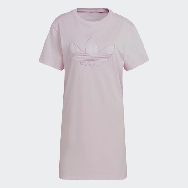 adidas Trefoil Application Tee Dress - Pink | Women's Lifestyle | adidas US