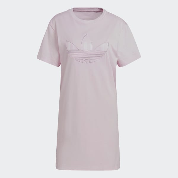 Adidas trefoil dress pink sale
