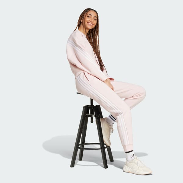 Hong Áo Sweatshirt 3 Sọc Future Icons