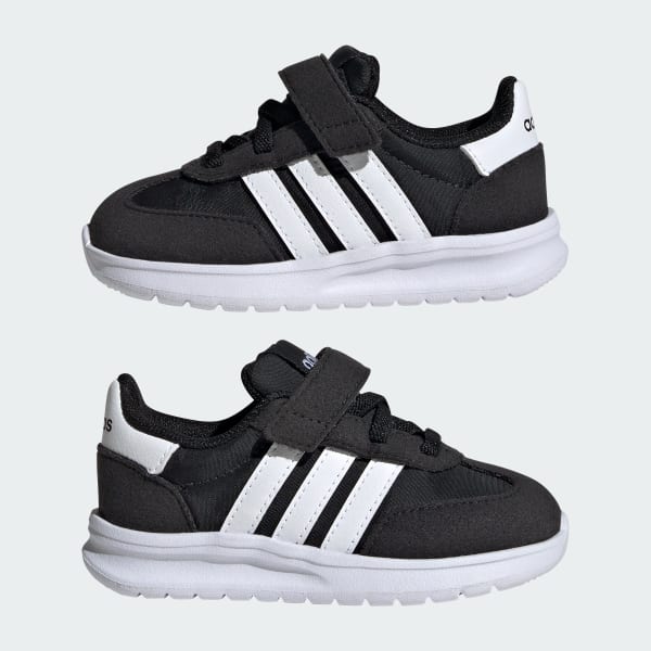 Childrens black adidas trainers clearance