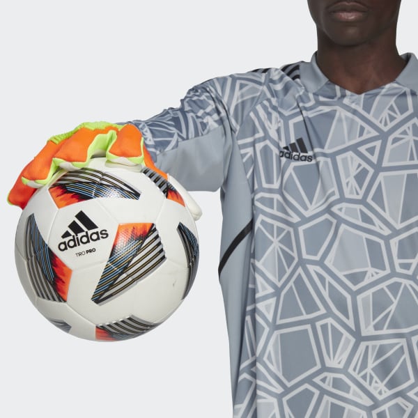 Orange Predator Edge Fingersave Pro Goalkeeper Gloves DVJ64