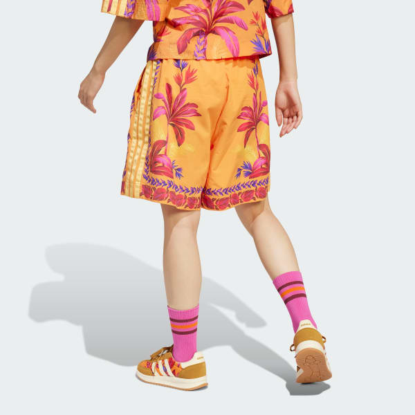 Turuncu adidas x FARM Premium Şort