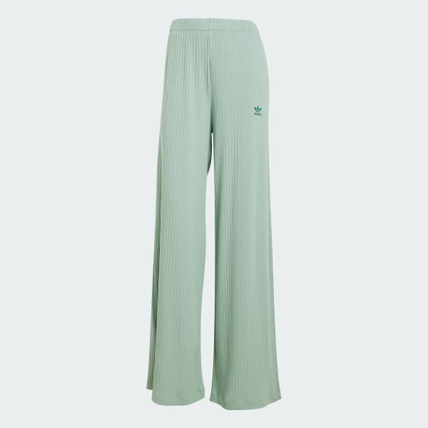 Verde Pantalón Essentials Wide Rib