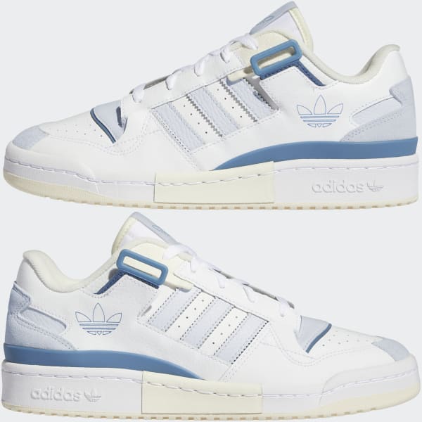adidas forum exhibit low blanc