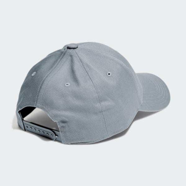 Metallic silver baseball cap top