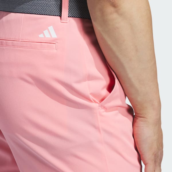 Adidas pink golf shorts hotsell