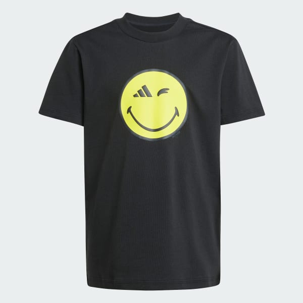 Μαύρο adidas x Smileyworld Graphics Tee Kids